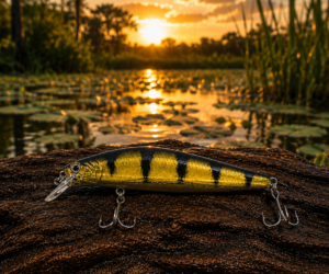 Fiskedrag Guld/Svart 10g