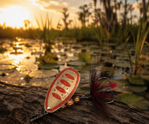 Skeddrag Spinnare Röd 15g