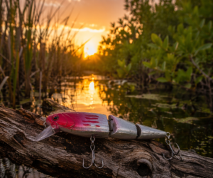 Fiskedrag Röd/Silver Metallic 15g