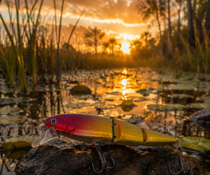 Fiskedrag Röd/Gul Metallic 15g