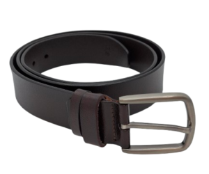 Läderbälte Brunt 125 cm