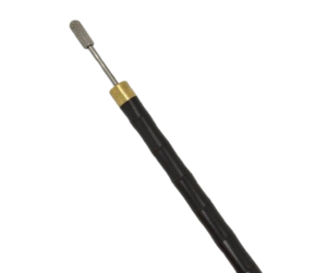 Läderkantspänna Mörk