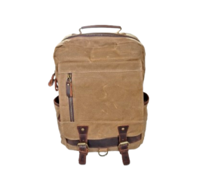 Khaki Canvas Ryggsäck